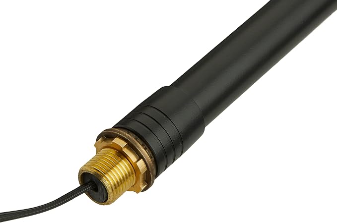 VOLT Max Spread 12V Black Brass Path Light (25"" Tall, 9"" Shade) | 16-Foot Diameter Area of Illumination, Lamp Ready, Low Voltage, Ideal for Outdoor Pathway Walkway Garden Driveway or Patio