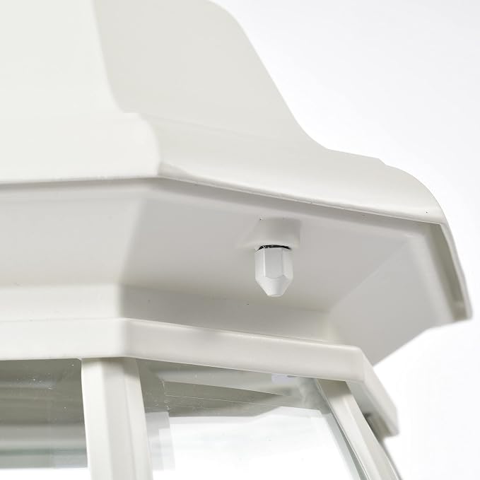 Nuvo 3 Light - 21 in. Post Lantern - Clear Beveled Glass