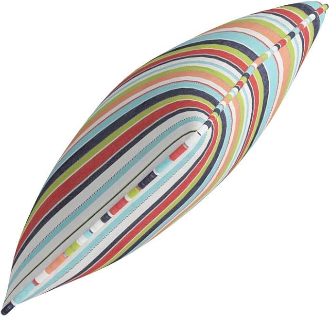 Mozaic Company Sunbrella Indoor/ Outdoor 12 by 24-inch Corded Pillow, Carousel Confetti, Set of 2