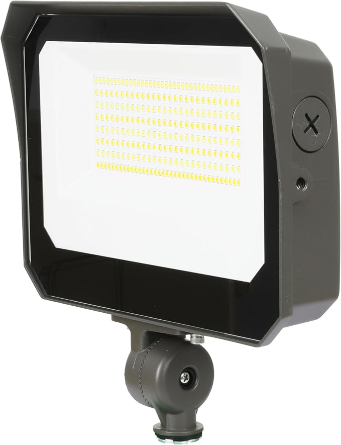 LED Flood Lights Outdoor 35/60/80W and 3000/4000/5000K Adjustable 10400Lm,Dusk-to-Dawn Sensor o Dawn Flood Light for Yard, Garage, Garden,UL Listed,Includes Include Yoke Mount