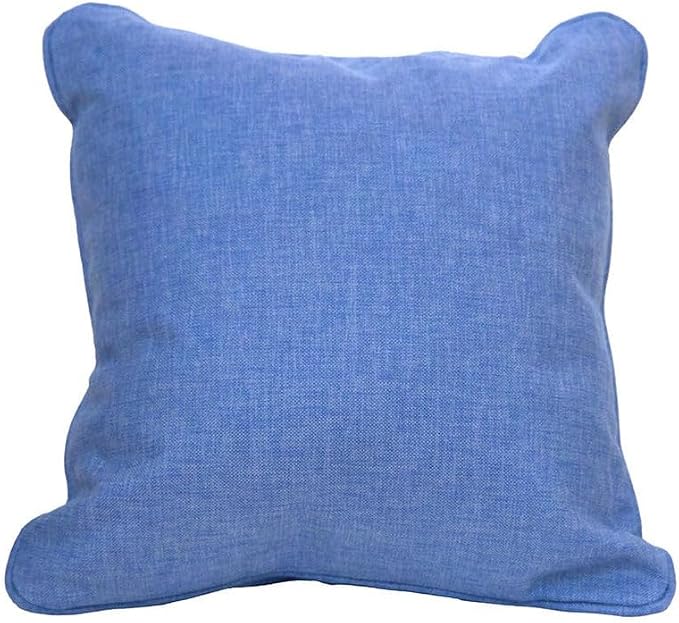 East Green 14 x 14 Waterproof Outdoor Pillow with Insert, Soft Blue - Premium Olefin Outdoor Accent Pillow for Patio Furniture