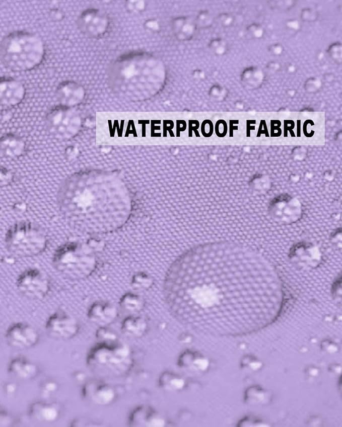 Outdoor Waterproof Throw Pillow Covers Set of 2 Lavender Purple Pillowcases 16x16 Inches Simple Style Patio Decorative Pillows Cushion Case Patio Pillows for Couch Bed Chair Garden