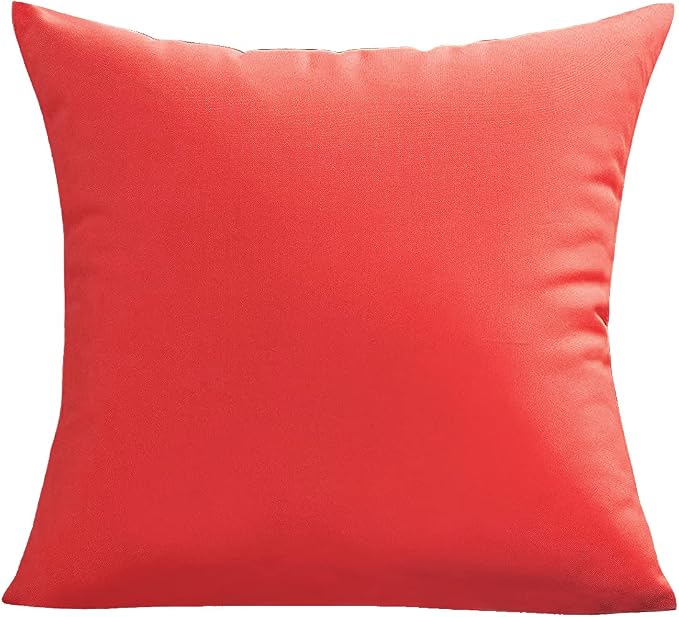 VAKADO Outdoor Christmas Waterproof Throw Pillow Covers 20X20 Set of 2 Decorative Red Patio Furniture Cushion Cases Outside Decor for Couch Garden Bench Porch
