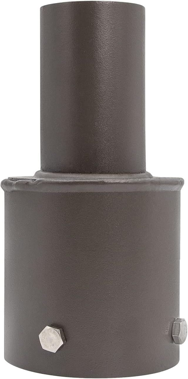Mounting Bracket Accessories 4 Inch Round Pole Bracket Tenon Adapter for Outdoor Shoebox Lighting, Parking Lot Light, Street Light with Slip Fitter Mount