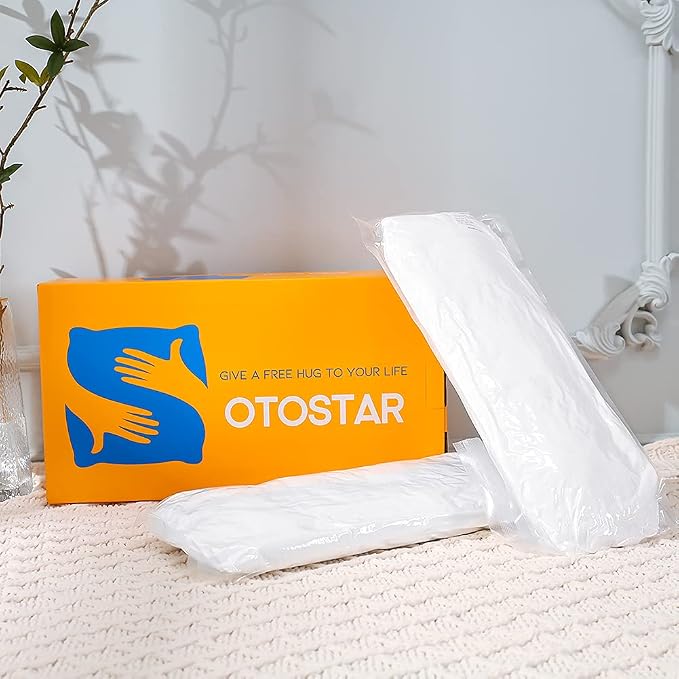 OTOSTAR Outdoor Waterproof Throw Pillow Inserts, Set of 6 Water Resistant Square Form Cushion Stuffer for Bed Couch Decorative Outdoor Sofa Pillows Inserts White, 18x18 Inches