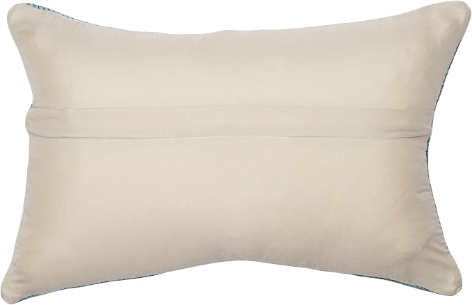 Liora Manne Marina Indoor/Outdoor Power Loomed Easy Care Pillows, 12" x 18", Mums Fuchsia