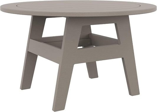 Outdoor Coffee Table, Beige – Durable Recycled Plastic Table, All-Weather