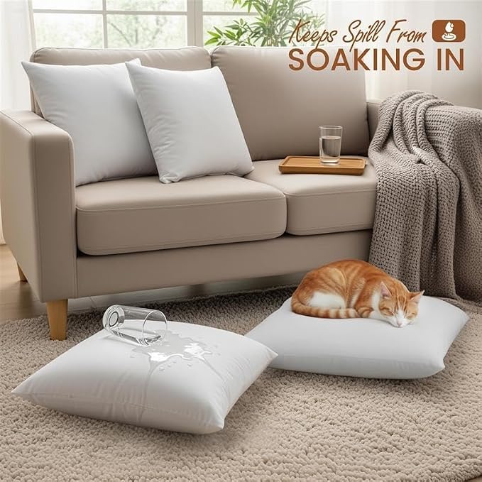 Utopia Bedding 12x20 Outdoor Pillows, Water Resistant Throw Pillows, 4-Pack | Outdoor Throw Pillows, Water Repellent, Decorative Pillow for Patio Furniture & Porches, Plush & Supportive, Pack of 4, White