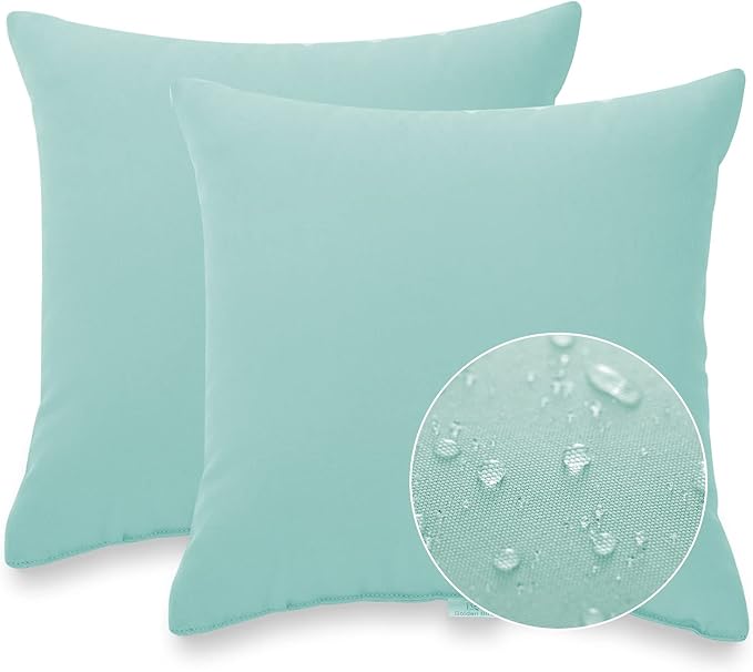 JMGBird Outdoor Throw Pillow Decorative Outdoor Pillows Waterproof | Decorative Pillows Square Pillows with Inserts for Couch, Bed, Sofa, Bench, Chair