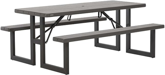 LIFETIME 6-Foot Craftsman Folding Picnic Table