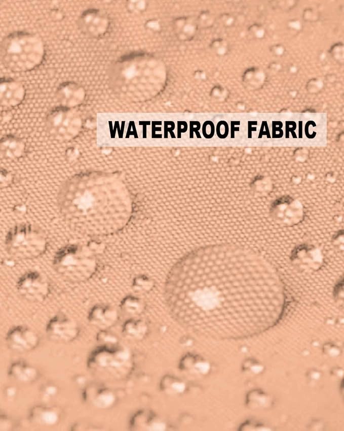 Outdoor Waterproof Throw Pillow Covers Set of 2 Peach Fuzz Pink Pillowcases 24x24 Inches Solid Color Patio Decorative Pillows Cushion Case Patio Pillows for Couch Bed Chair Garden