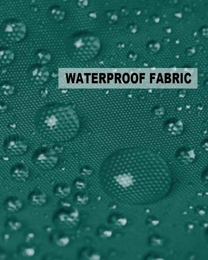Outdoor Waterproof Throw Pillow Covers Set of 2 Aventurine Green Pillowcases 16x16 Inches Simple Style Patio Decorative Pillows Cushion Case Patio Pillows for Couch Bed Chair Garden