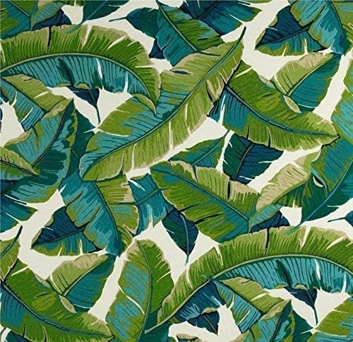 Jumbo Lumbar Throw Pillows – Set of 2 | 26" x 16" | for Patio, Lounge, Adirondack, Deck | UV & Fade-Resistant | Includes Down-Alternative Inserts | Balmoral Opal | Tropical