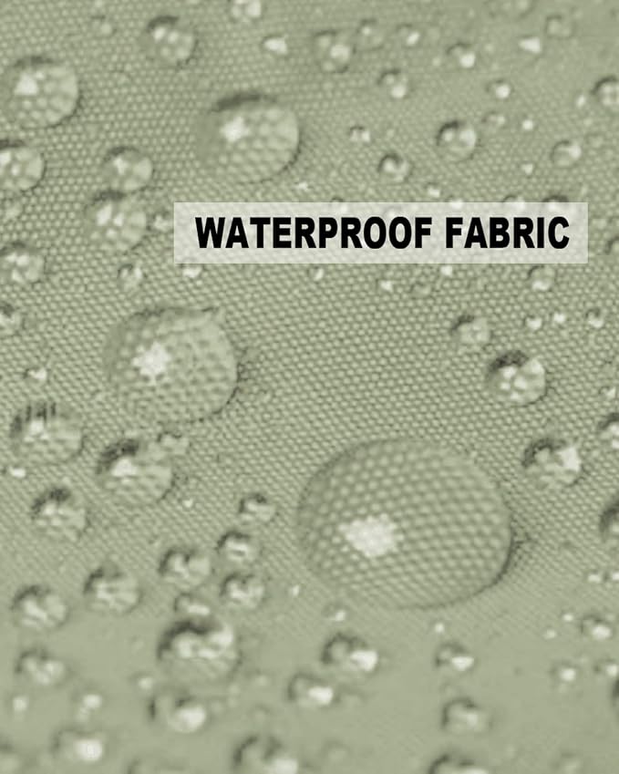 Outdoor Waterproof Pillow Covers for Patio Furniture Sage Green Decorative Throw Pillow Cover Spring Green Solid Color Pillowcases Set of 2 Cushion Case for Sofa Couch Chair Home Decor 16x16 inch