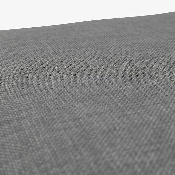 Pillow Perfect Rave Solid Indoor/Outdoor Lumbar Pillow Plush Fill, Weather and Fade Resistant, Lumbar - 11.5" x 18.5",, Grey, 2 Count