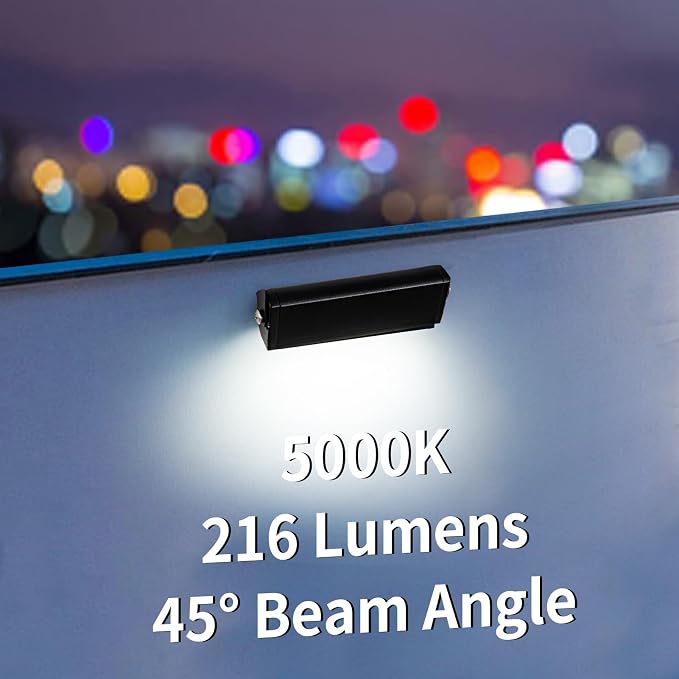 Black 8-Pack 4inch 1.8W 5000K Daylight White Hardscpe Lighting | 12V AC/DC Retaining Wall Lights,Low Voltage Landscape Lighting,Hardscape Paver Light,Outdoor Step Lights