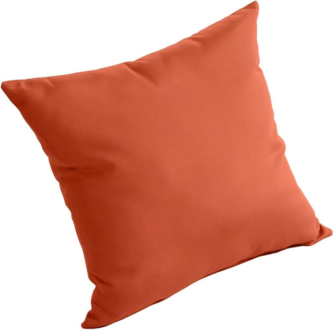 Comfort Classics Sunbrella Outdoor/Indoor Throw Pillow in Brick Inc.