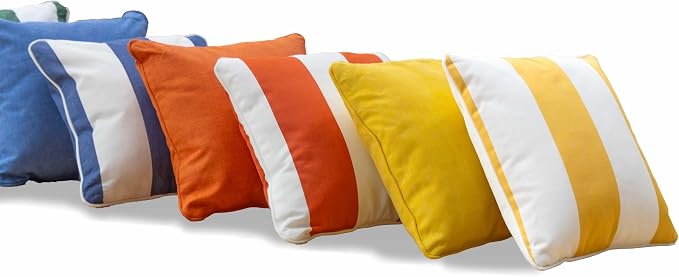 East Green 16 x 16 Waterproof Outdoor Pillow with Insert, Granite - Premium Olefin Outdoor Accent Pillow for Patio Furniture
