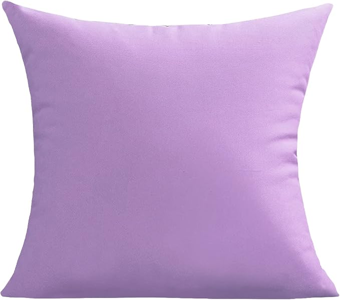 VAKADO Outdoor Waterproof Throw Pillow Covers 26X26 Set of 2 Decorative Purple Patio Furniture Cushion Cases Outside Decor for Couch Garden Bench Porch