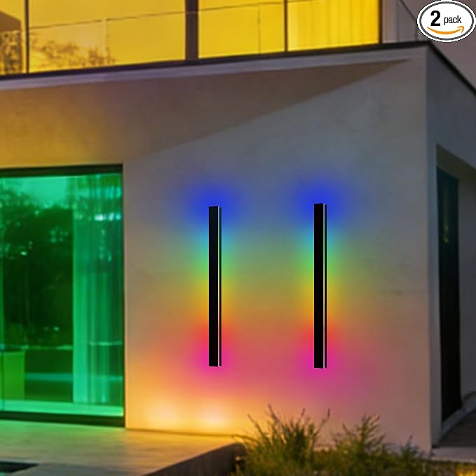 Outside Wall Light, Outdoor Sconce Lights, 3000K Porch Lights for House Wall Mount Sconces for House Yard Hallway