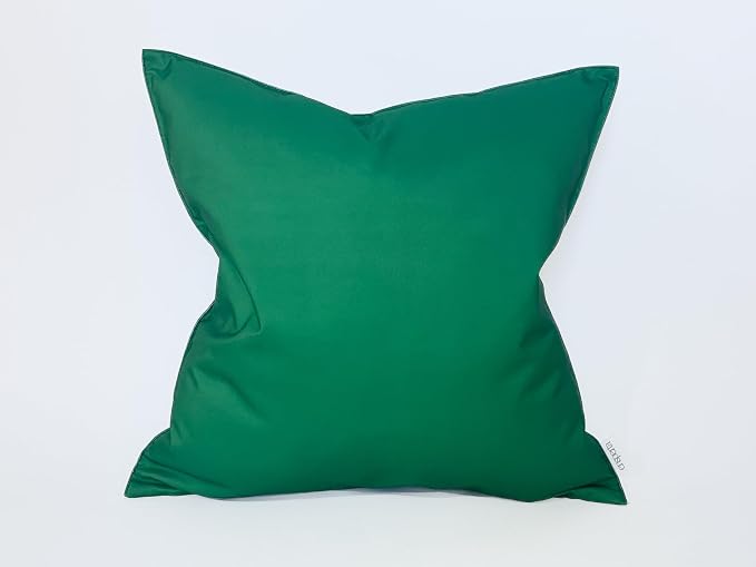 Pack of 2 Outdoor 20''x20'' Waterproof Green Throw Pillow Covers Decorative Square Patio Pillows for Patio Furniture (Amazon)