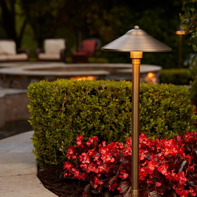 VOLT 12V LED Landscape Lighting Kit (6 Spotlights, 4 Path Lights), Bronze | Solid Brass, 150W Low Voltage Transformer, Ideal for House Yard Outdoor Pathway Walkway Garden Driveway or Patio