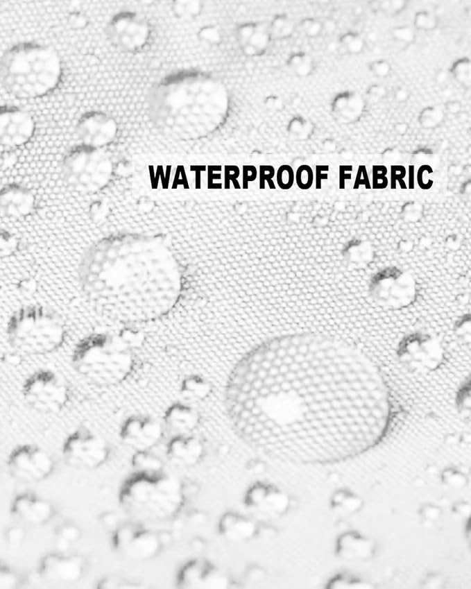 Outdoor Waterproof Pillow Covers for Patio Furniture Pure White Decorative Throw Pillow Cover Solid Color Pillowcases Set of 2 Cushion Case for Sofa Couch Chair Home Decor 24x24 inch x 2pcs