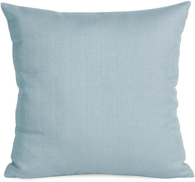 Howard Elliott Collection Fluffy Square Throw Pillow, Premium Stuffer Decorative Comfortable Sleeper Cushion, Soft Square Pillow Insert for Bedroom, Couch & Sofa, 20 x 20 Inch, Sterling Breeze