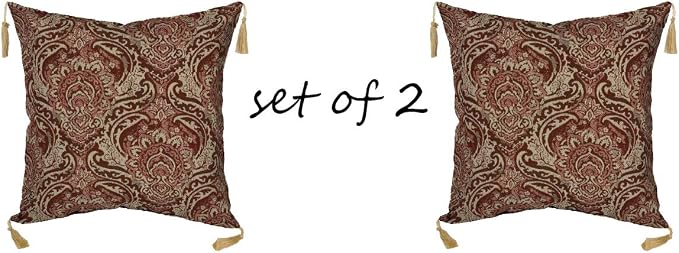 Comfort Classics Outdoors Venice Outdoor Throw Pillow (Set of 2) 16x16x4