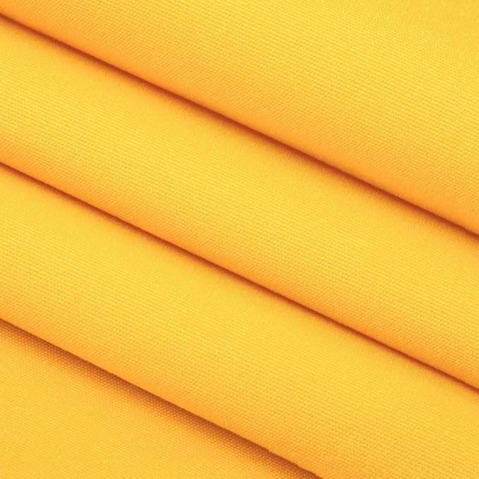 RSH DECOR Sunbrella 26" x 16" Lumbar Throw Pillows Set of 2 | Water and Fade-Resistant Performance Fabric | Outdoor Pillow Covers with Down-Alternative Inserts | Made in USA (Canvas Sunflower Yellow)