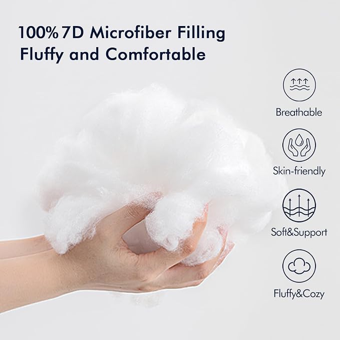 MIULEE 12x20 Inch Outdoor Pillow Insert Throw Pillow Insert | Water-Resistant Premium Outdoor Pillow Stuffer Sham Rectangle for Couch Sofa Patio Furniture Cushion Porch Swing