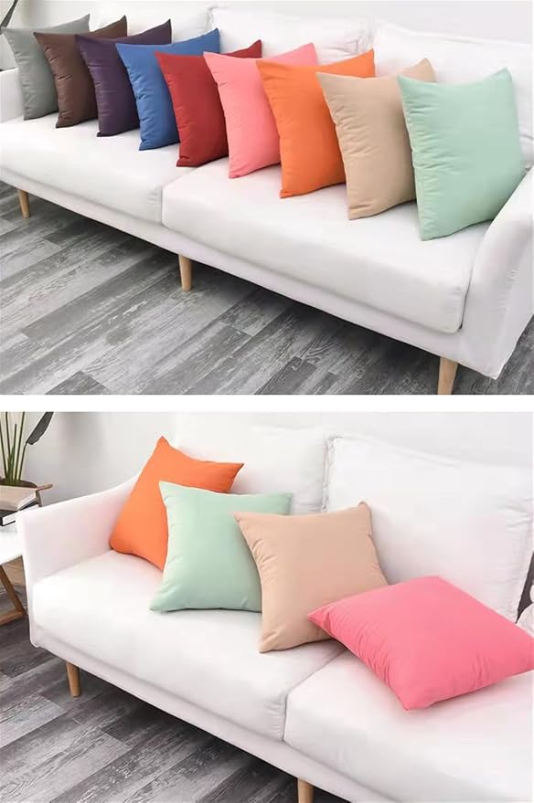 Pack of 2 Outdoor Waterproof Pillow Covers Decorative Throw Pillow Covers Furniture Cushion Cases Spring for Chair Patio Garden Couch Tent Balcony Sofa, Red, 28"x28"
