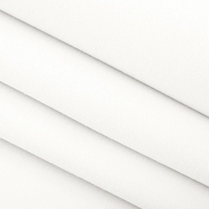 RSH DECOR: Sunbrella Tufted Wicker U-Shape Cushions Set of 2 | 22” x 22” | Outdoor Seat Cushions for Patio Furniture| Crafted with Sunbrella Performance Fabric | Canvas White
