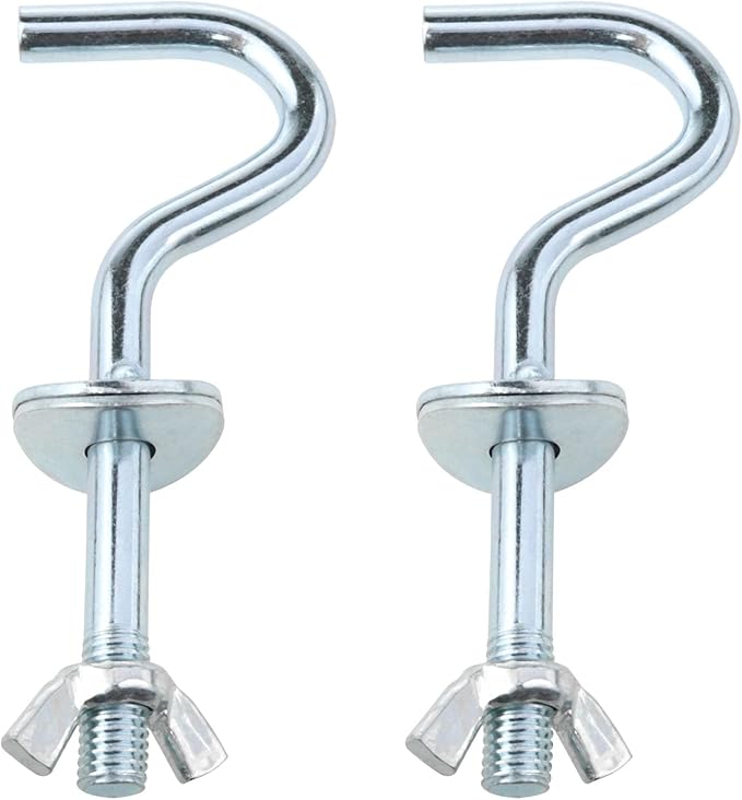 Zinc Heavy Duty Replacement Hook Bracket Replacement Hammock Hammock Accessories Hammock Attachment Hammock Hook Suitable for Indoor and Outdoor hammocks -2pcs