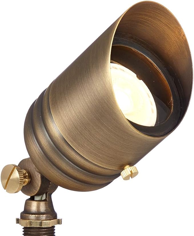VOLT 12V LED Landscape Lighting Kit (6 Spotlights, 4 Path Lights), Bronze | Solid Brass, 150W Low Voltage Transformer, Ideal for House Yard Outdoor Pathway Walkway Garden Driveway or Patio