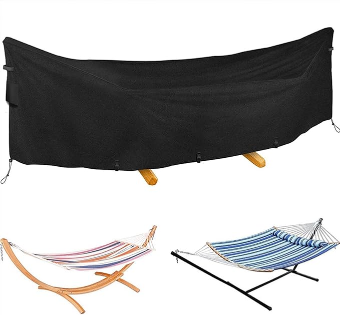 Hammock Cover - Heavy Duty UV Protection - Hammock Stand Protective Cover,for Summer Winter Camping Travel Hiking Climbing Park Beach Patio