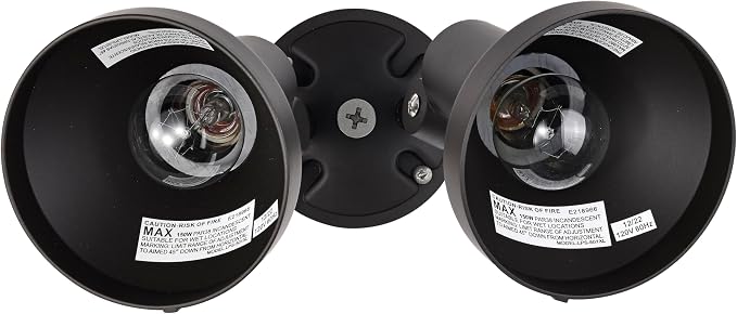 Nuvo SF77/495 Flood Outdoor Wall-Mounted Floodlight,2-Light, Dark Bronze