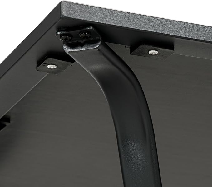 Outsunny 28" Outdoor Bar Table, Faux Wood Patio Furniture, Square Wood-Like Patio Table with Water Safe Design for Deck, Backyard, Lawn, Brown