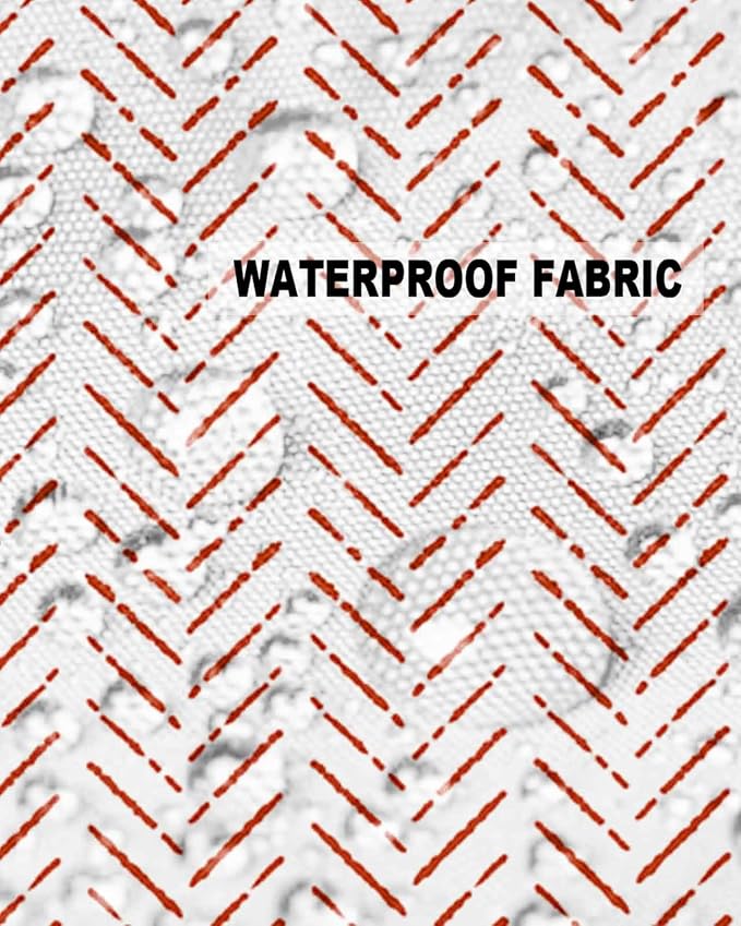 Orange White Striped Outdoor Pillow Covers Waterproof,All Weather Cushion Case Set of 2 Decorative Pillowcases for Sofa Couch Bed Decor Patio Furniture 20"x20" Modern Geometric Minimalist Stripes