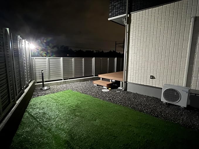 intelamp Solar Outdoor Lights, Motion Sensor with Dual Sensors Waterproof | Solar Flood Lights 270°Wide Angle for Outside with 3 Modes