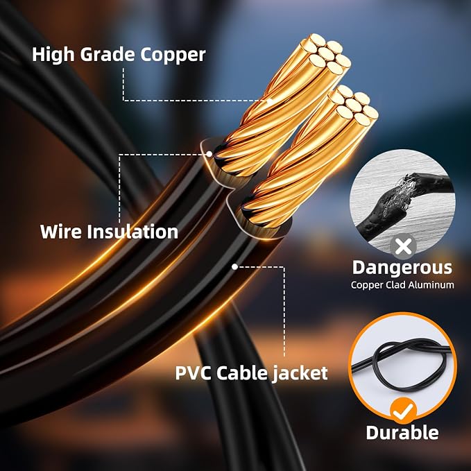 Outdoor Patio String Lights 100ft: S14 LED Shatterproof Bulbs 3 Modes Button Control - Waterproof Connectable Hanging Lights - Garden Backyard Yard Gazebo Porch Party Decorative