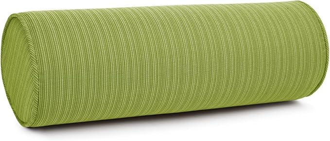 Sherry Kline Island Breeze Indoor/Outdoor Corded Neck Bolster Kiwi 6"x 18" Set of 2