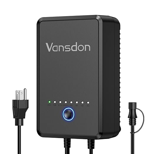 Vansdon 60W Low Landscape Voltage Transformer,120V AC to 12V DC,ETL Listed | Timer & Photocell Sensor,Circuit protection & Memory function,4 modes,Weatherproof,for Pathlight,Spotlight,ETL Listed