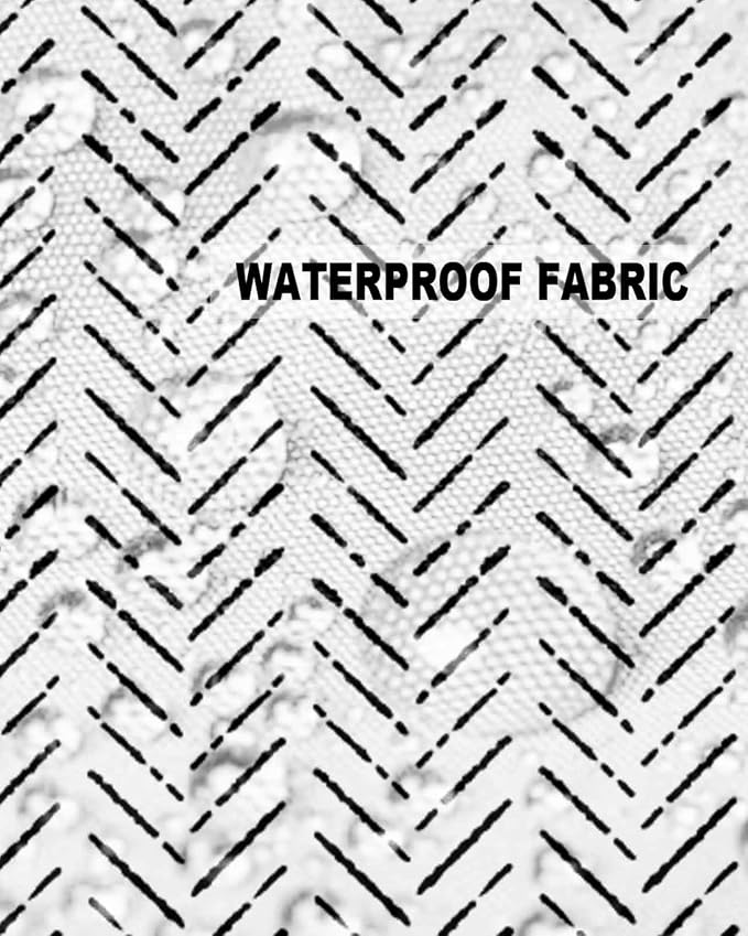 Black White Striped Outdoor Pillow Covers Waterproof,All Weather Cushion Case Set of 2 Decorative Pillowcases for Sofa Couch Bed Decor Patio Furniture 16"x16" Contemporary Minimalist Geometric