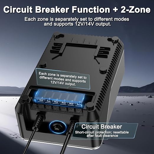 Vansdon 300W Low Voltage Landscape Transformer,2 Zone,120V AC to 12/14V AC | Photocell Sensor & Timer,Circuit protection & Memory function,5 modes,Weatherproof,for Pathlight,Spotlight,ETL Listed