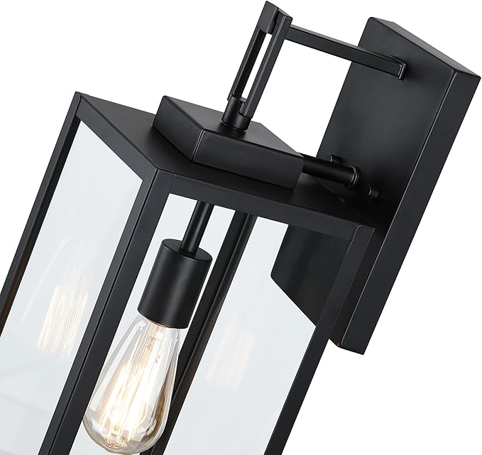 2 Pack 22" Large Size Outdoor Wall Sconce,22 Inch Outdoor Wall Lantern Light for Garage Porch Light Extra Large Exterior Light Fixture for Porch Patio