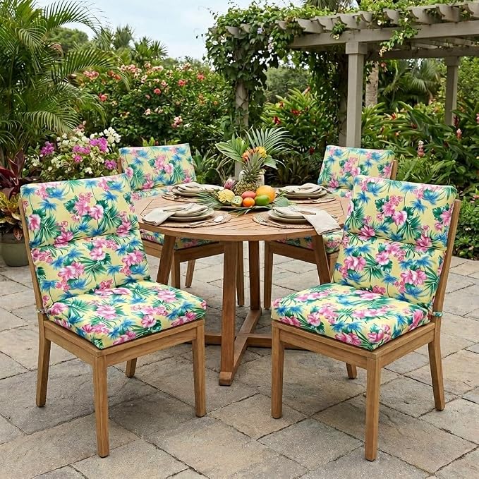 BrylaneHome Bh Performance Universal Chair Cushion - Willow