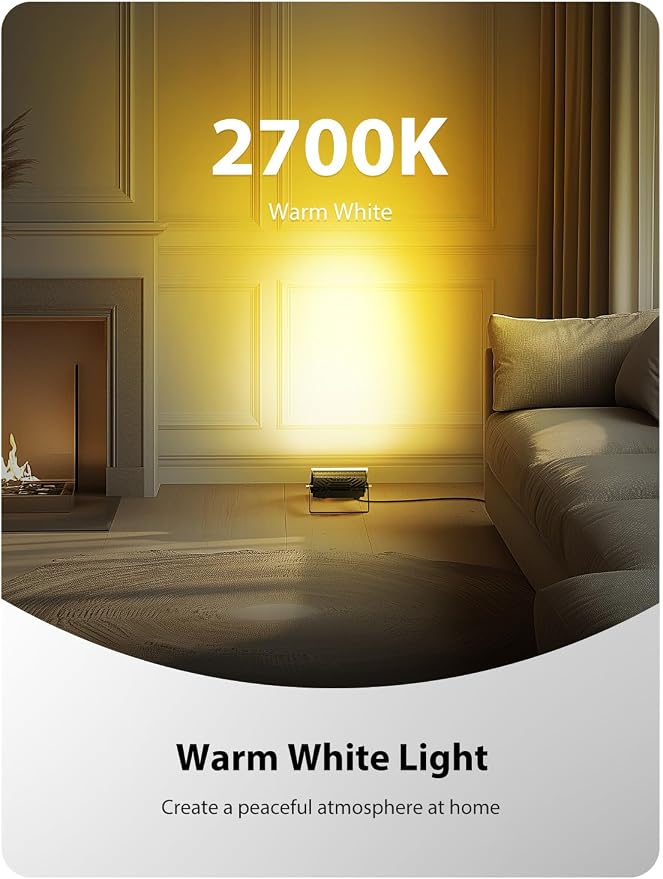 Onforu 4 Pack LED RGBW Flood Lights Outdoor 70W, 2700K Warm White Dimmable Million Color Changing Floodlight Waterproof with Remote, DIY Stage Lights Uplighting Indoor for Party
