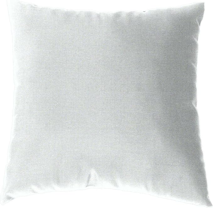 Cushion Source 17" x 17" Sunbrella Throw Pillow, Indoor/Outdoor Decorative Pillow, Fade and Water Resistant, Sunbrella Perspective Canvas Skyline
