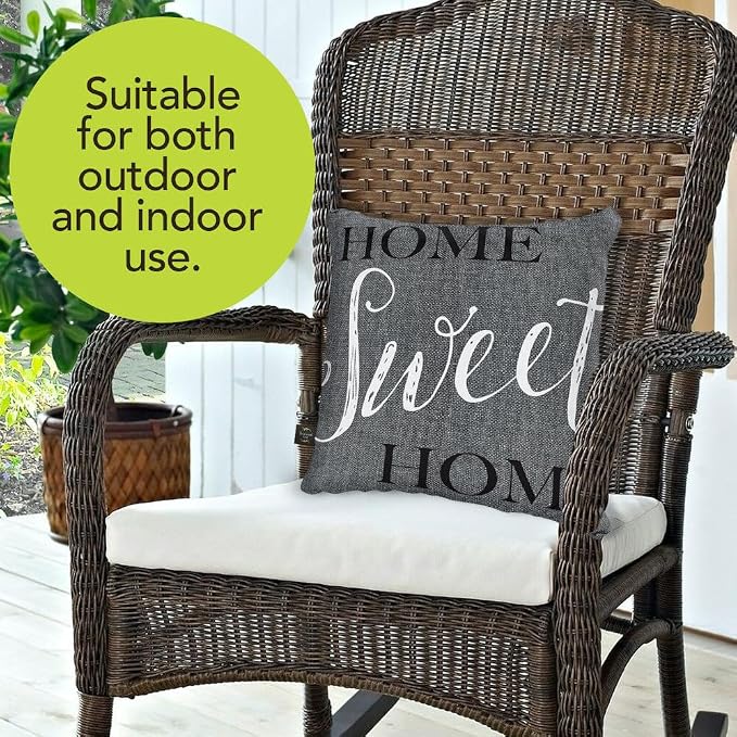 Briarwood Lane Indoor/Outdoor Pillow 17x17 Home Sweet Home Everyday Decorative Pillow